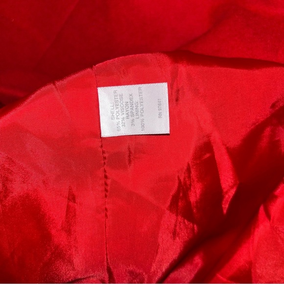 New J.Jill ultra sod perfect red Cambridge coat trench dress plus size 3X - Picture 5 of 5